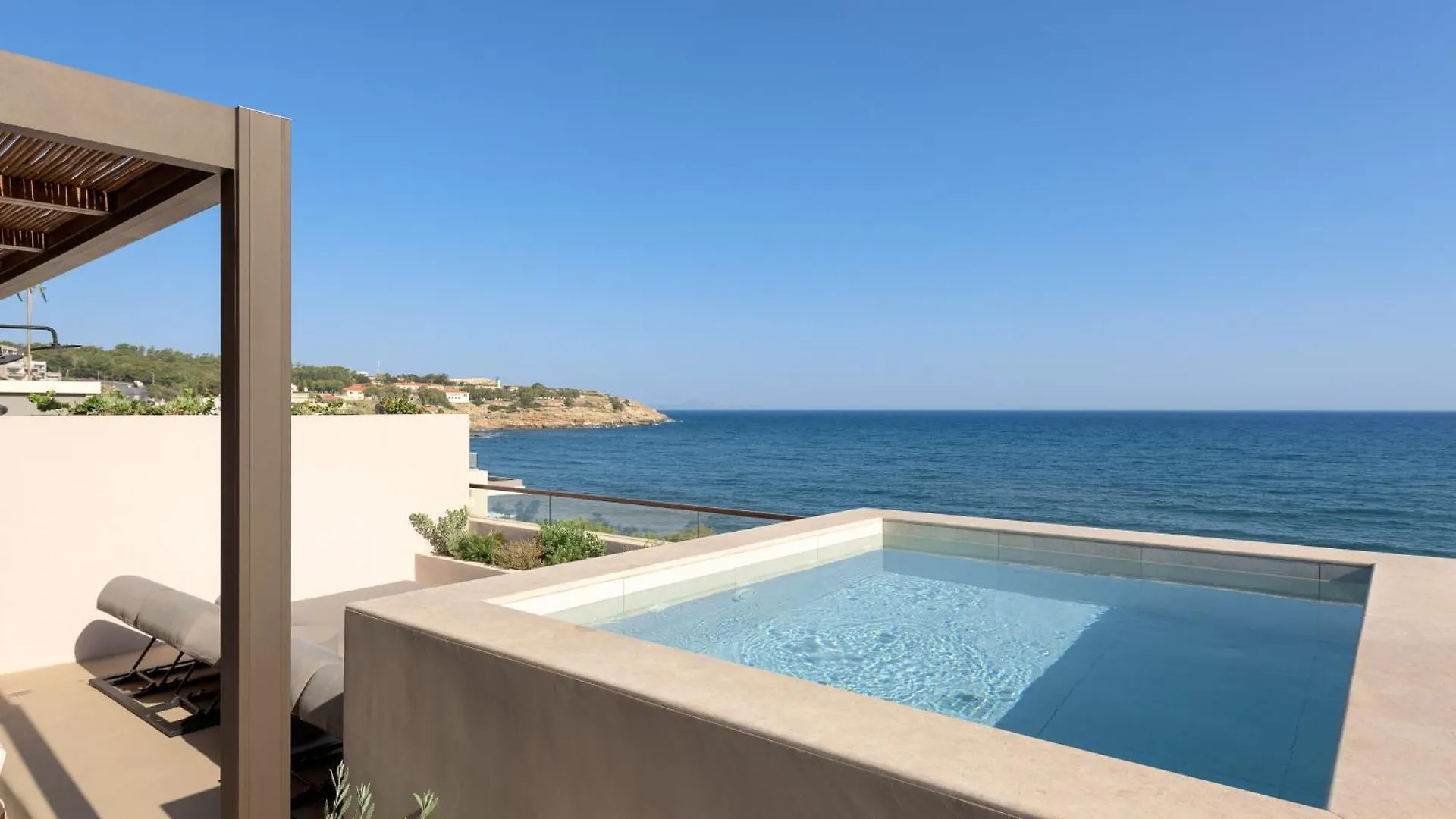Daire Kimata Beachfront Retreats, With Private Plunge Pools, By Thinkvilla Resmo Yunanistan